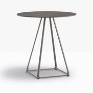 Table complète ronde Lunar Pedrali — coloris Gris anthracite GA