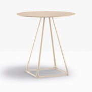 Table complète ronde Lunar Pedrali — coloris Sable clair SA200