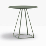 Table complète ronde Lunar Pedrali — coloris Vert forêt VE300