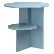 Table d'appoint Eso 2 plateaux — Bleu craie — vue d'ensemble