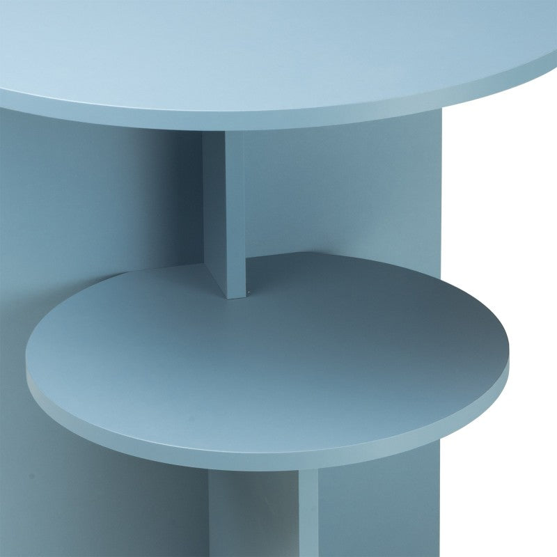 Table d'appoint Eso 2 plateaux — Bleu craie