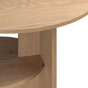 Table d'appoint Eso 2 plateaux — Chêne