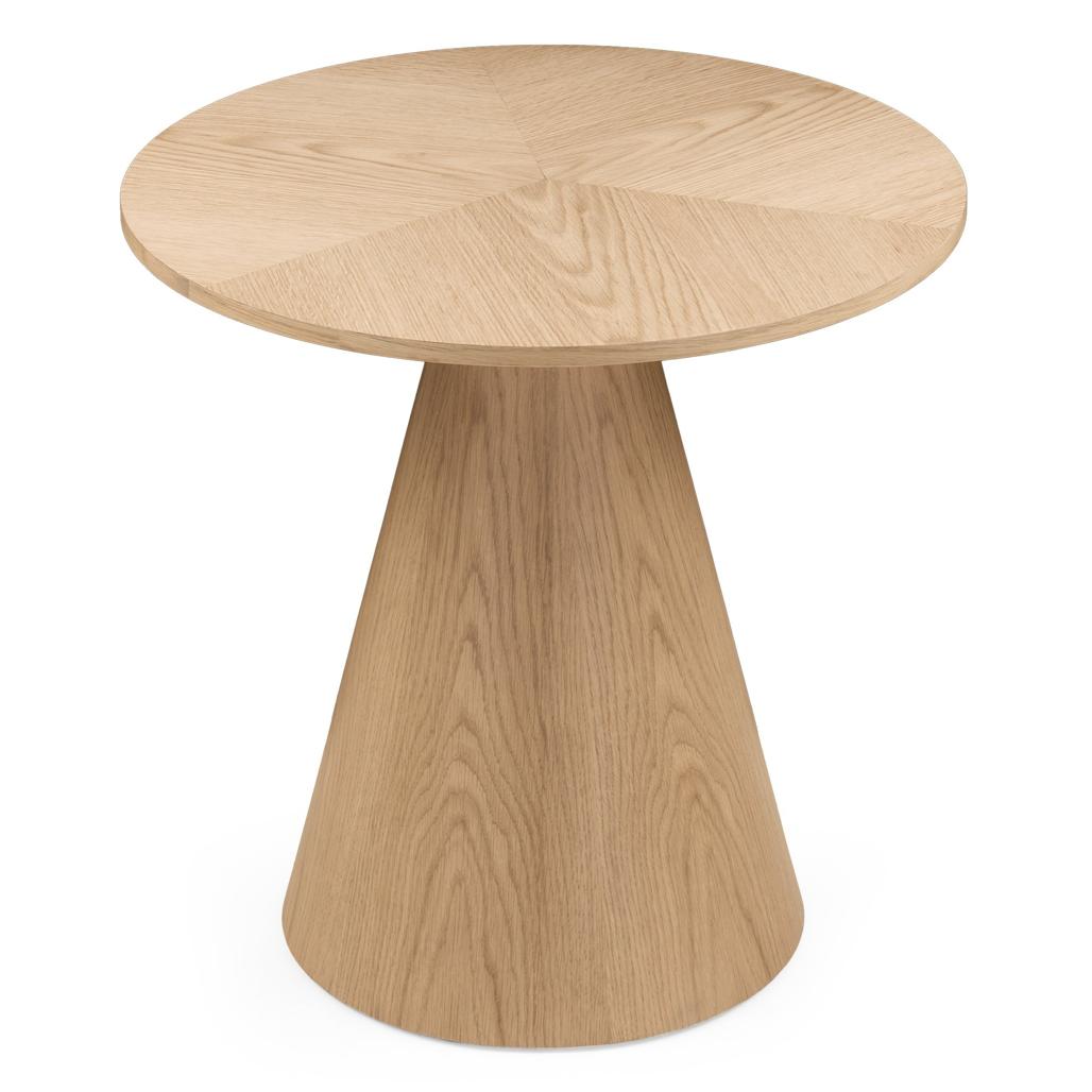 Table d'appoint Orb Ø60 cm chêne naturel — vue d'ensemble