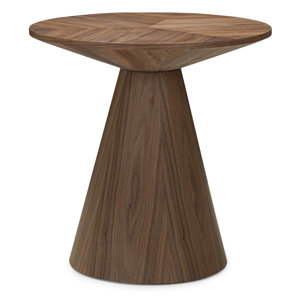 Table d'appoint Orez Ø60 cm noyer