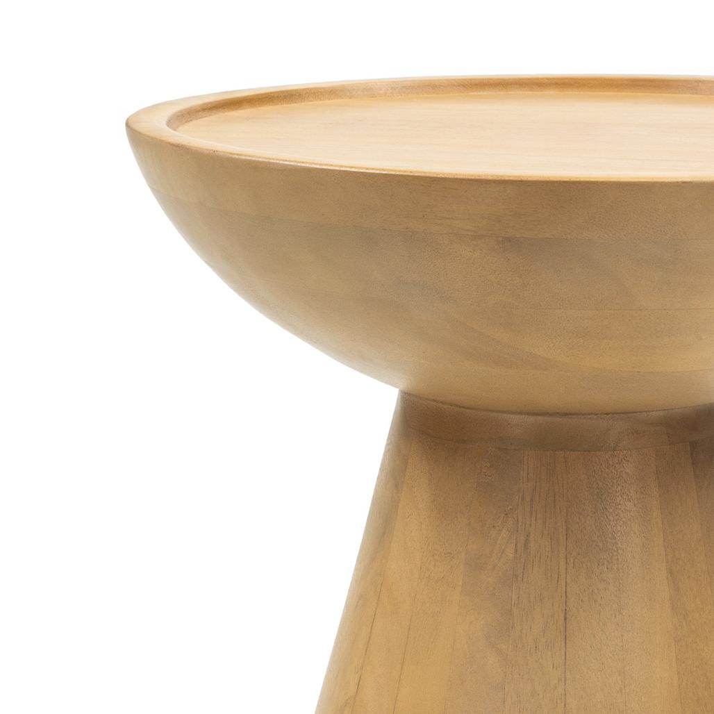Table d'appoint Turi Ø40 cm manguier massif