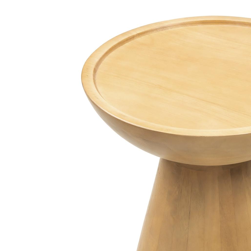 Table d'appoint Turi Ø40 cm manguier massif