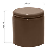 Table d'appoint Uel Ø40 cm moka