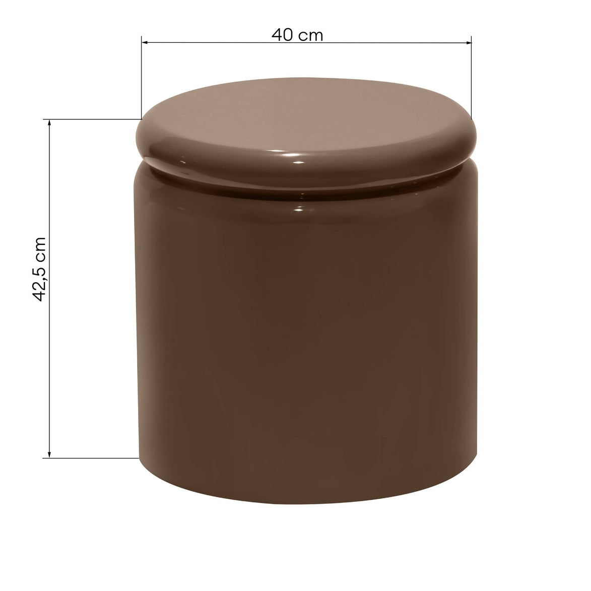 Table d'appoint Uel Ø40 cm moka