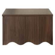 Table de chevet murale Tim noyer