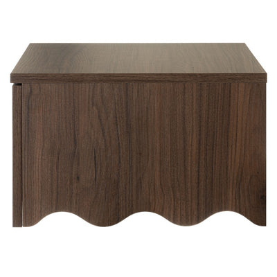 Table de chevet murale Tim noyer