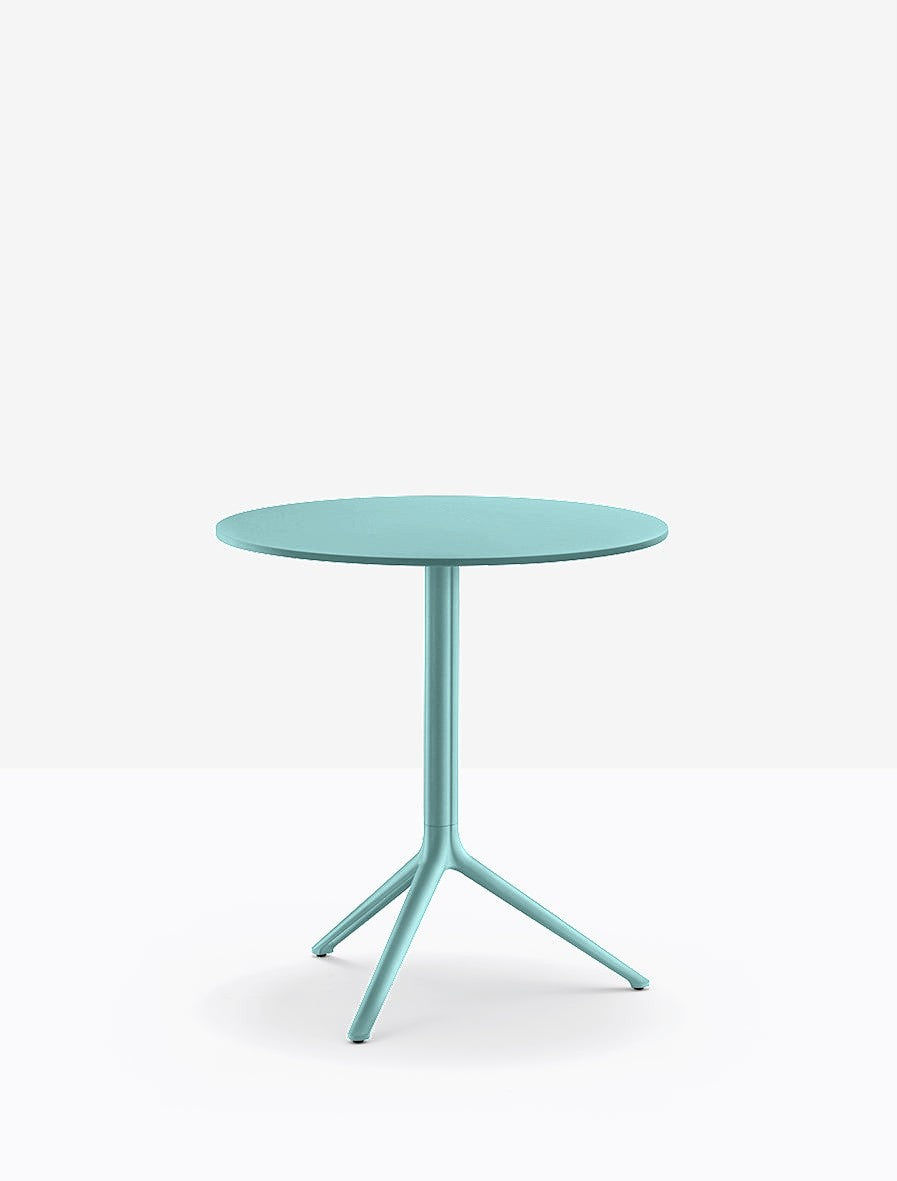Piètement de table Elliot Pedrali, base Ø66 — coloris Bleu ciel AZ100E