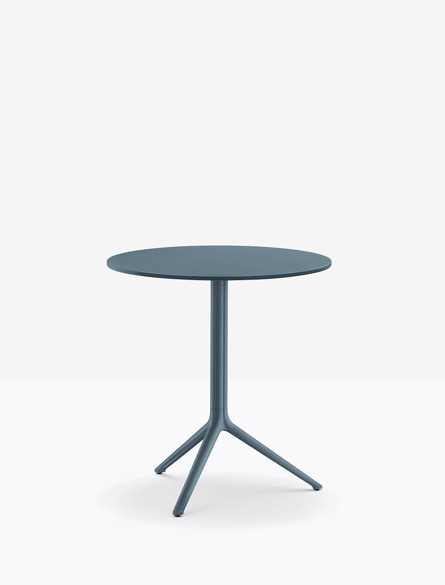 Piètement de table Elliot Pedrali, base Ø66 — coloris Bleu ardoise BL600E