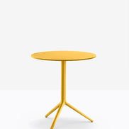 Piètement de table Elliot Pedrali, base Ø66 — coloris Jaune moutarde GI100E
