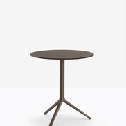 Piètement de table Elliot Pedrali, base Ø66 — coloris Marron MGE