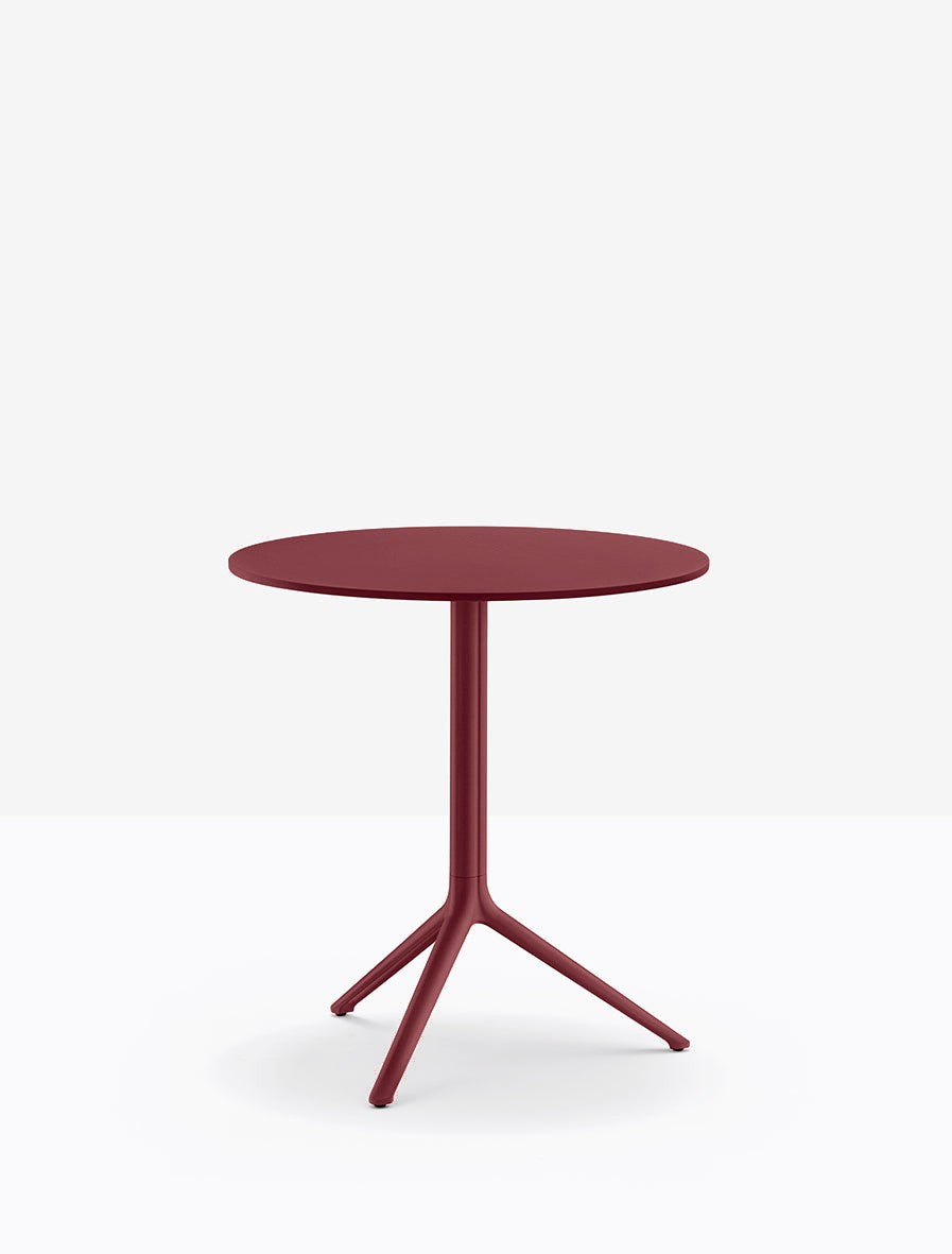 Piètement de table Elliot Pedrali, base Ø66 — coloris Bordeaux RO300E
