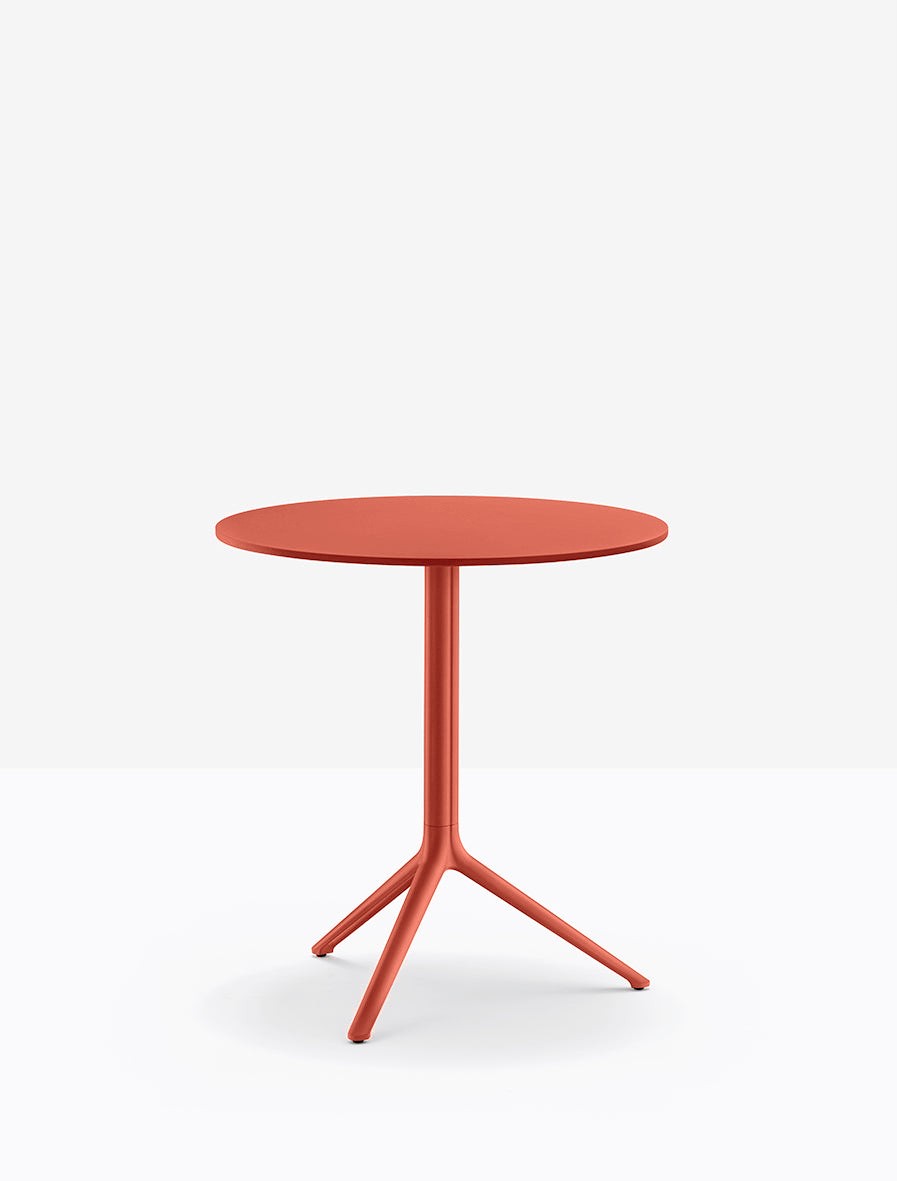 Piètement de table Elliot Pedrali, base Ø66 — coloris Rouge RO400E