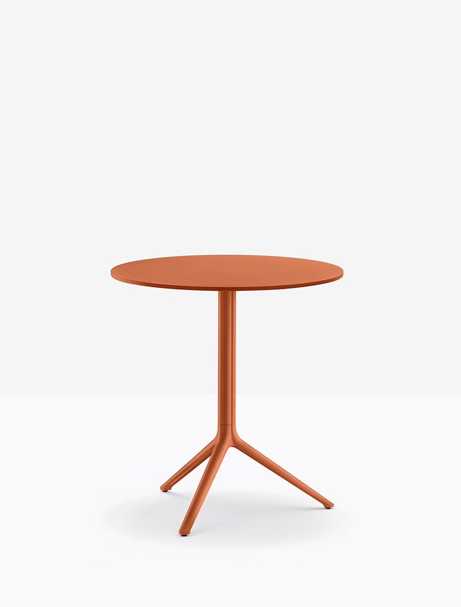 Piètement de table Elliot Pedrali, base Ø66 — coloris Terracotta TEE