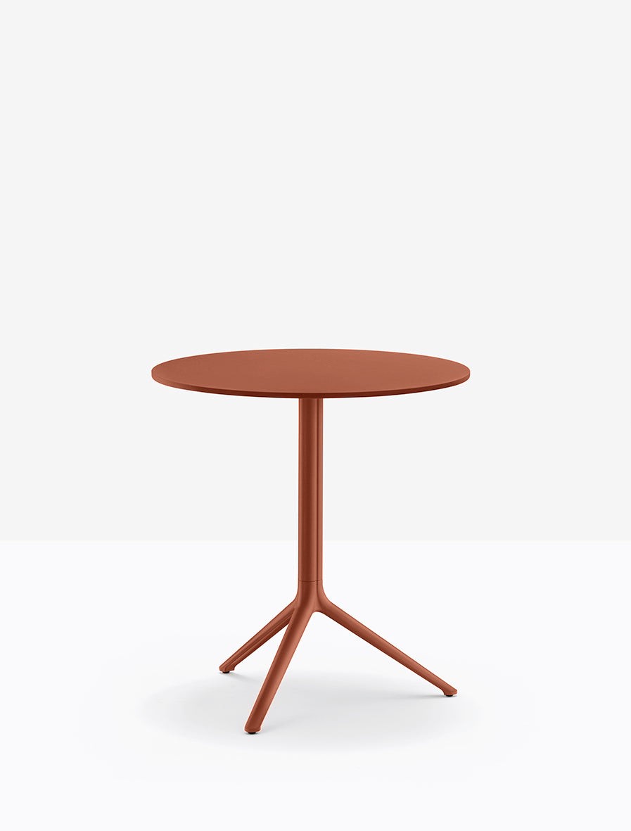 Piètement de table Elliot Pedrali, base Ø66 — coloris Terracotta foncé TE200E