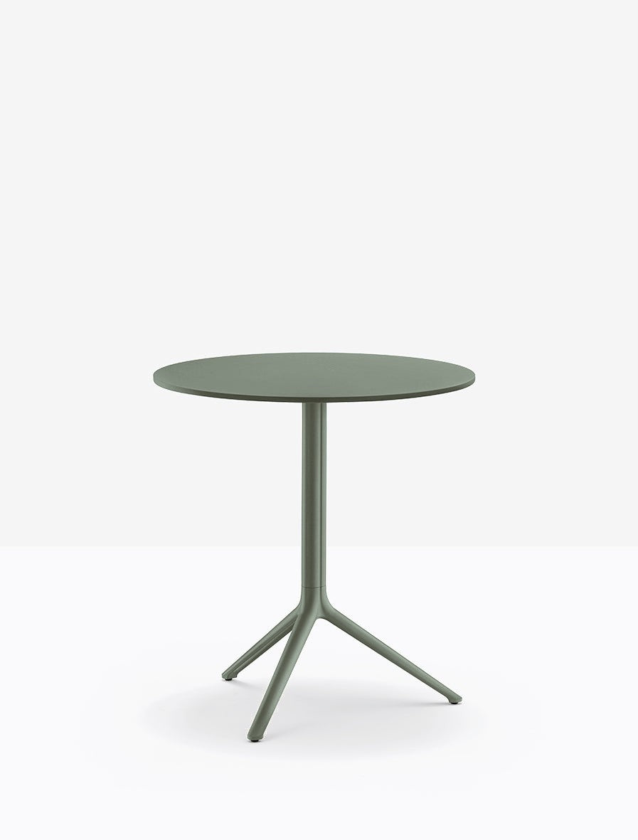 Piètement de table Elliot Pedrali, base Ø66 — coloris Vert forêt VE300E