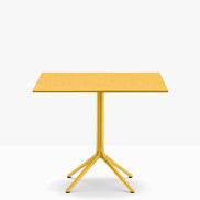 Piètement de table Elliot Pedrali, base Ø68 — coloris Jaune moutarde GI100E