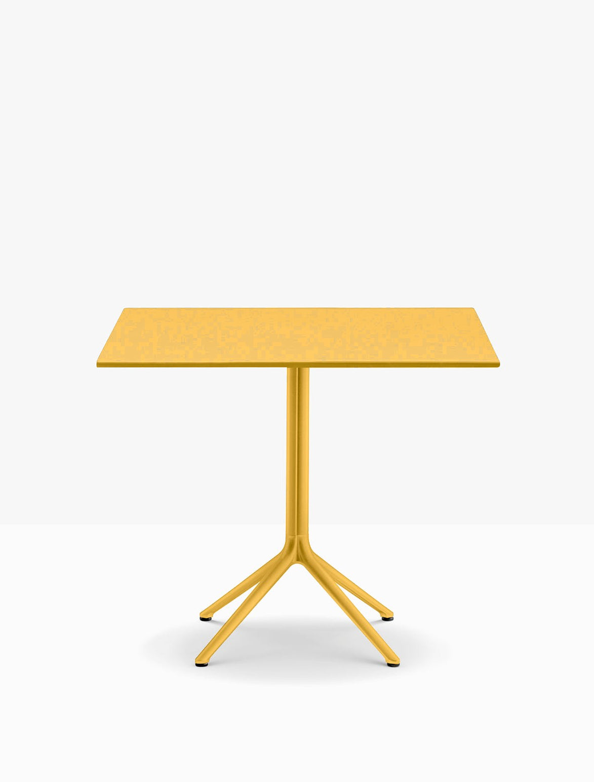 Piètement de table Elliot Pedrali, base Ø68 — coloris Jaune moutarde GI100E