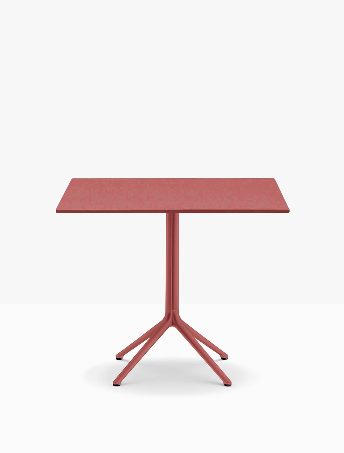 Piètement de table Elliot Pedrali, base Ø68 — coloris Rouge foncé RO200E