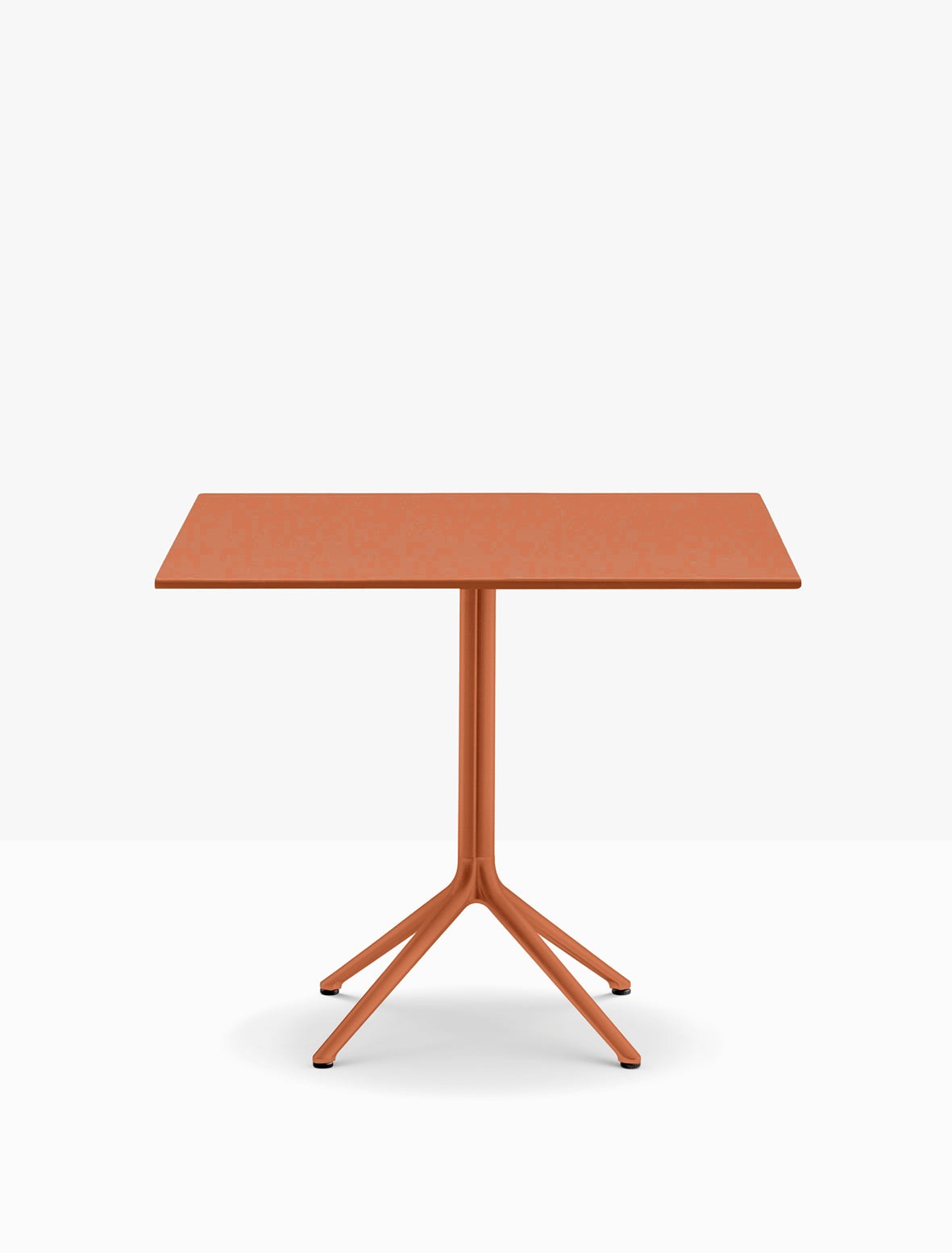 Piètement de table Elliot Pedrali, base Ø68 — coloris Terracotta TEE