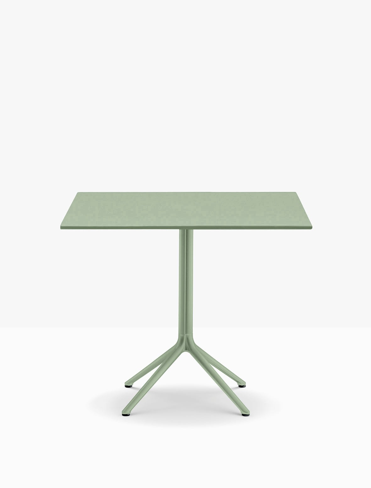 Piètement de table Elliot Pedrali, base Ø68 — coloris Vert sauge VE100E