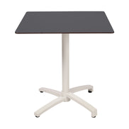 Table Kos Ezpeleta, structure blanc, plateau anthracite