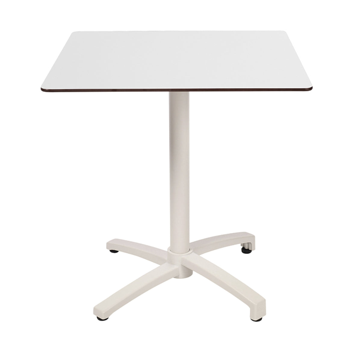 Table Kos Ezpeleta, structure blanc, plateau blanc