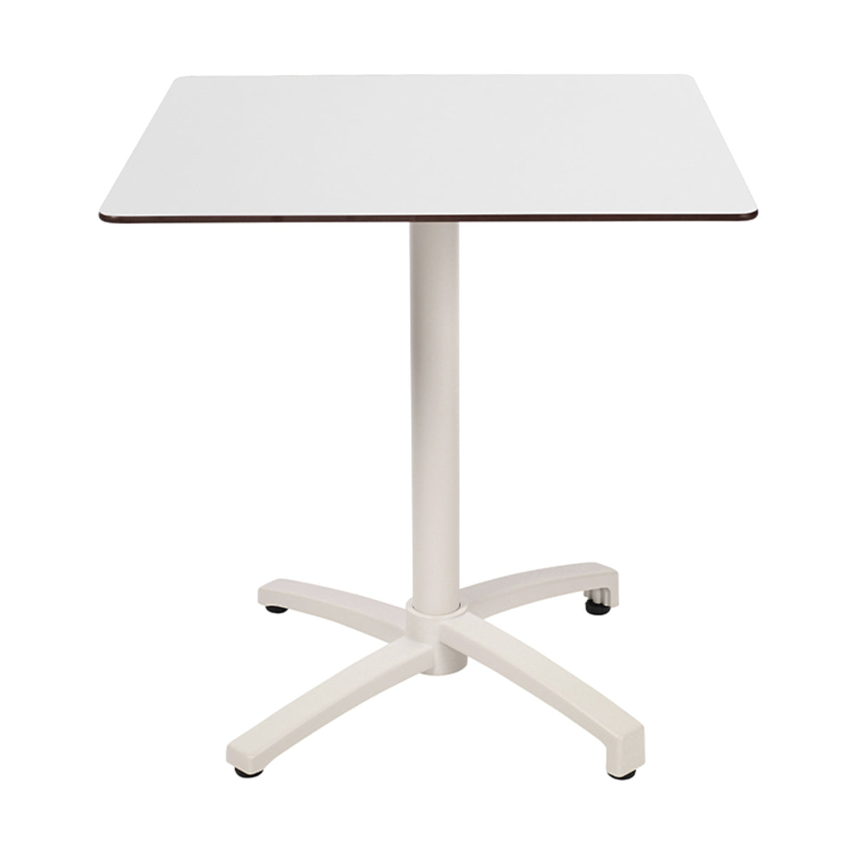 Table Kos Ezpeleta, structure blanc, plateau blanc