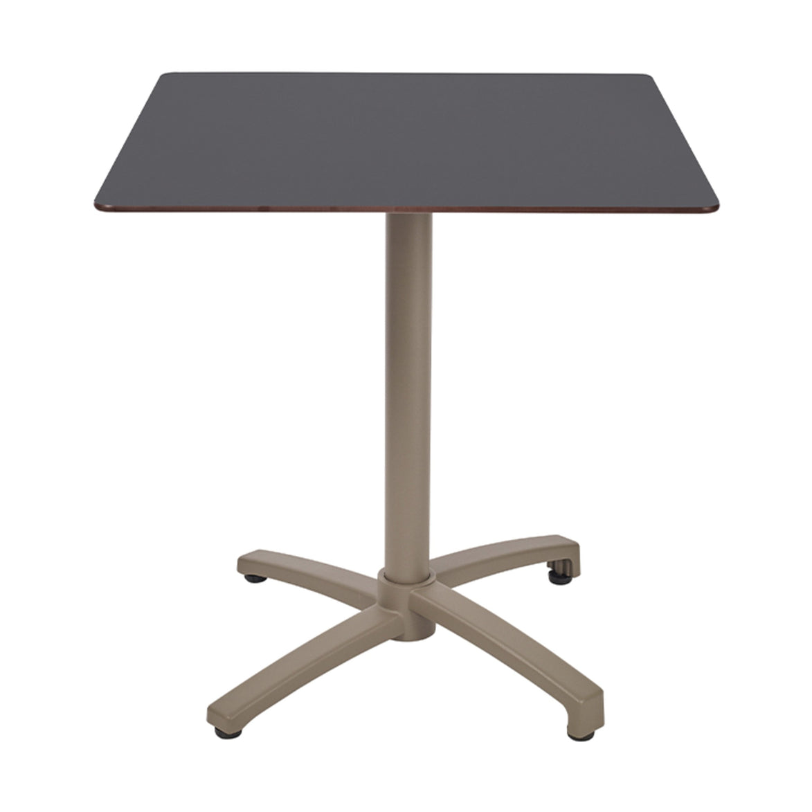 Table Kos Ezpeleta, structure taupe, plateau anthracite
