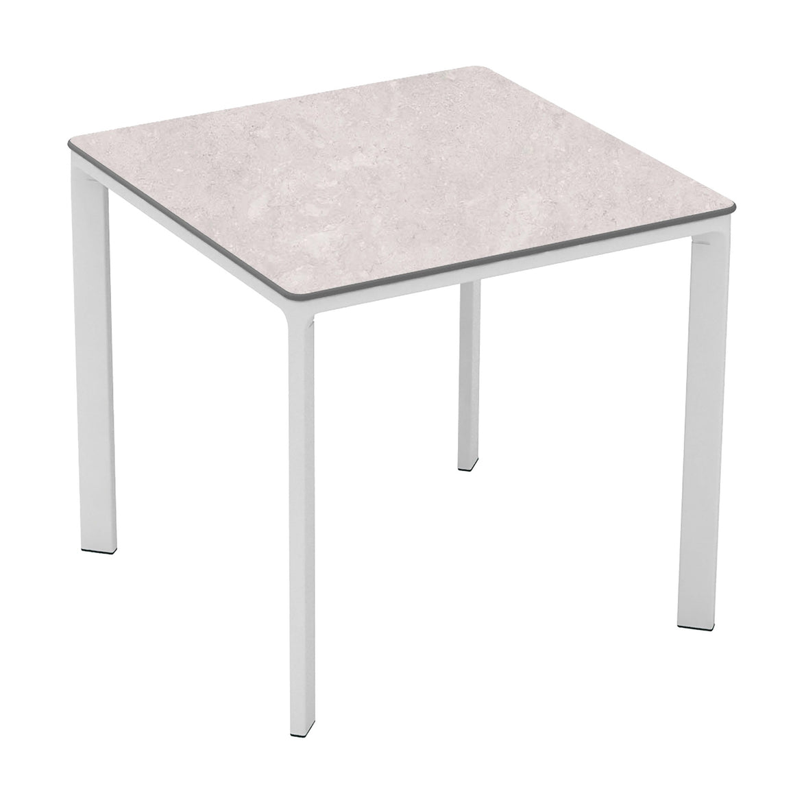 Table Meet Ezpeleta, structure blanc, plateau minéral