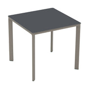 Table Meet Ezpeleta, structure taupe, plateau anthracite