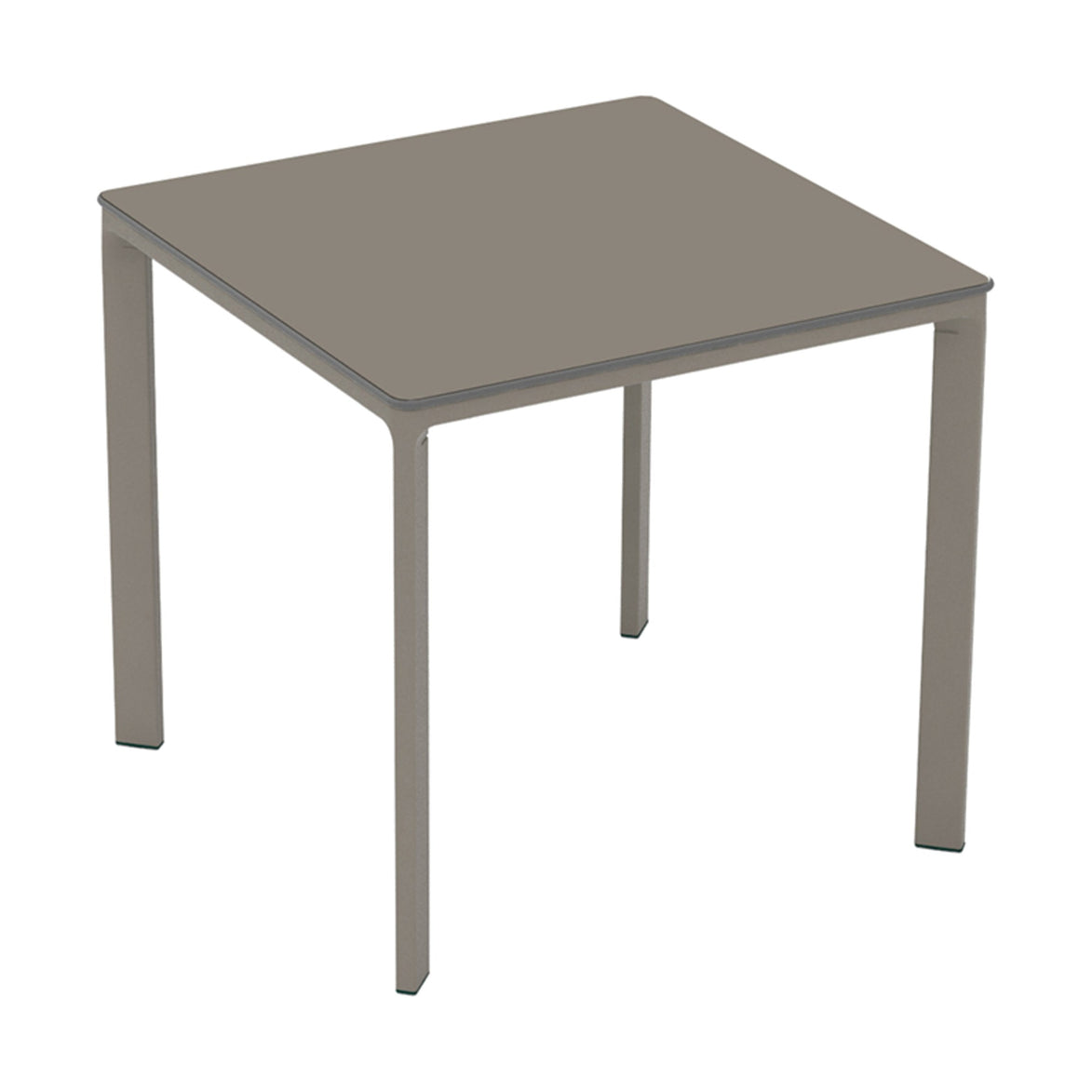 Table Meet Ezpeleta, structure taupe, plateau taupe