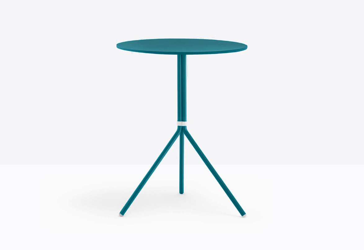 Piètement de table Nolita Pedrali 3 pieds — coloris Bleu pétrole BL500E