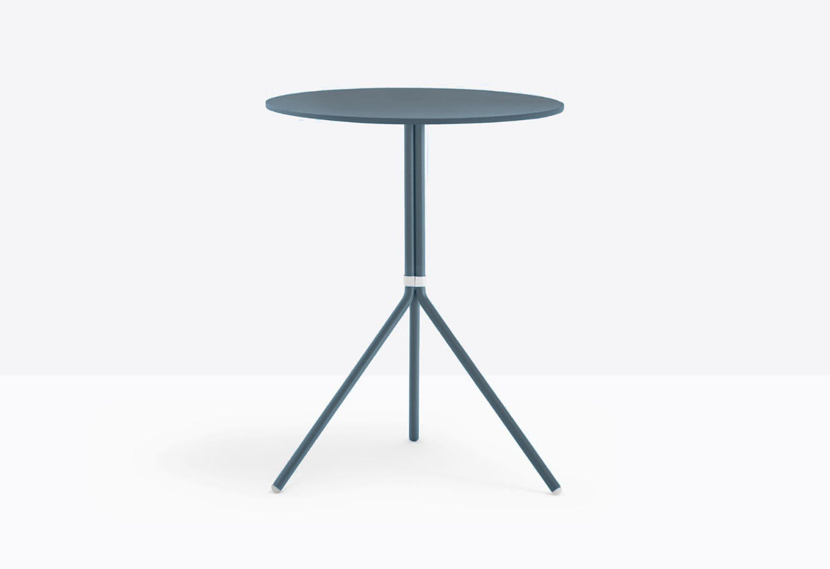 Piètement de table Nolita Pedrali 3 pieds — coloris Bleu ardoise BL600E