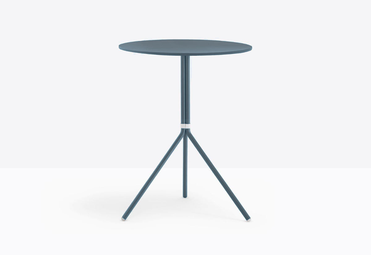 Piètement de table Nolita Pedrali 3 pieds — coloris Bleu ardoise BL600E
