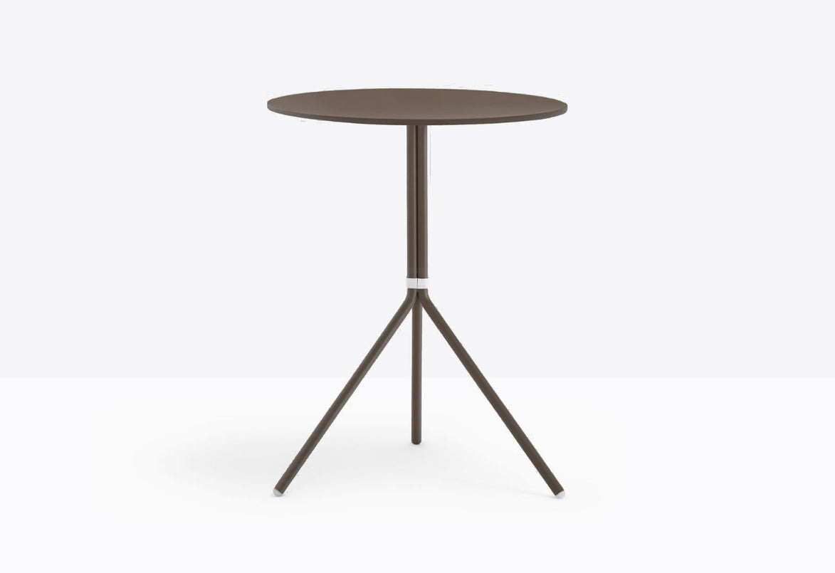 Piètement de table Nolita Pedrali 3 pieds — coloris Marron MGE