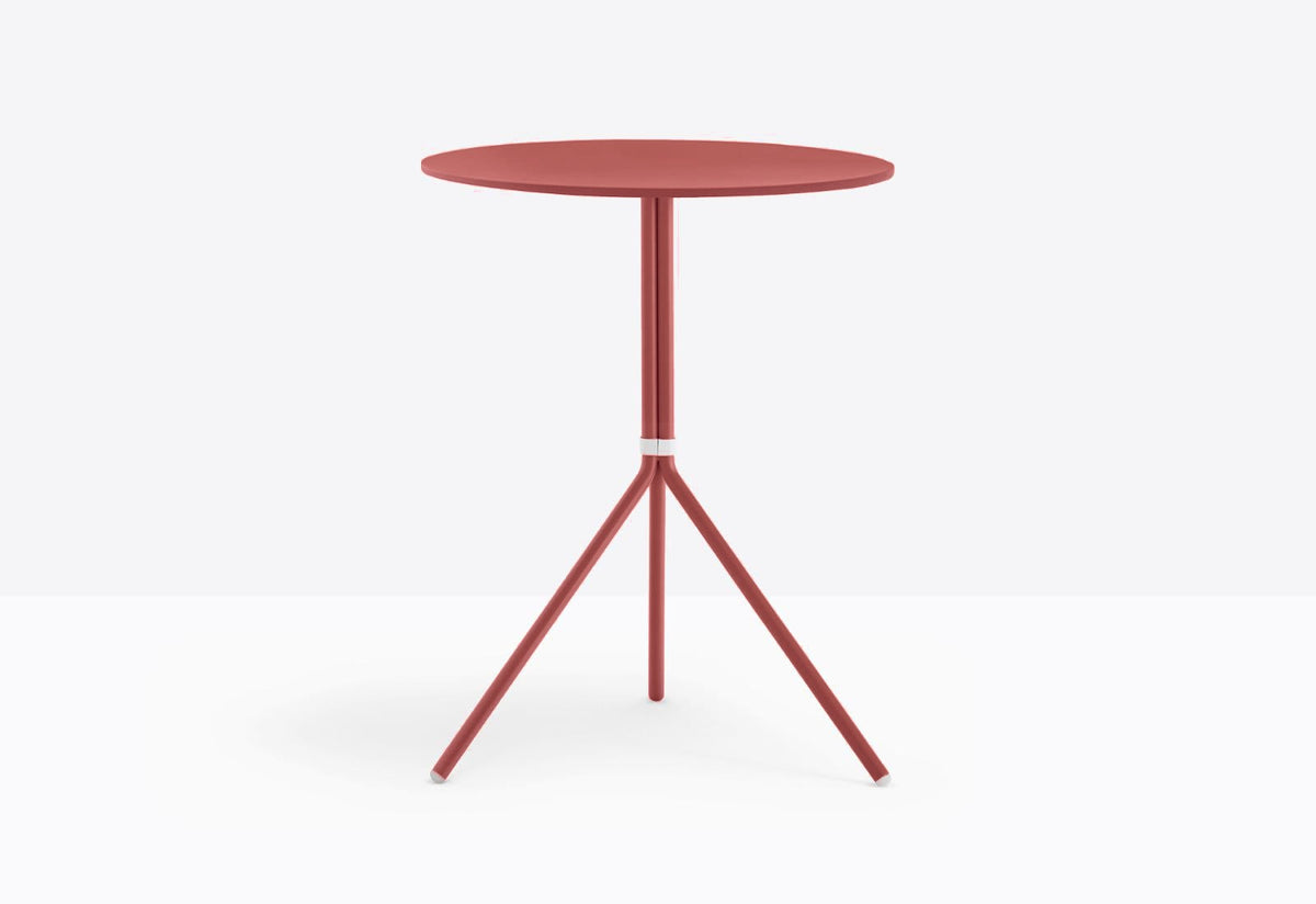 Piètement de table Nolita Pedrali 3 pieds — coloris Rouge foncé RO200E