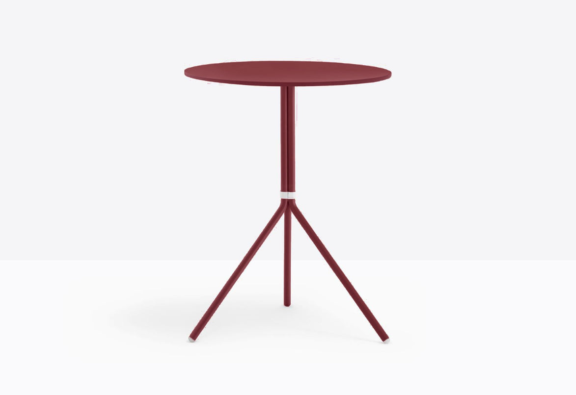Piètement de table Nolita Pedrali 3 pieds — coloris Bordeaux RO300E