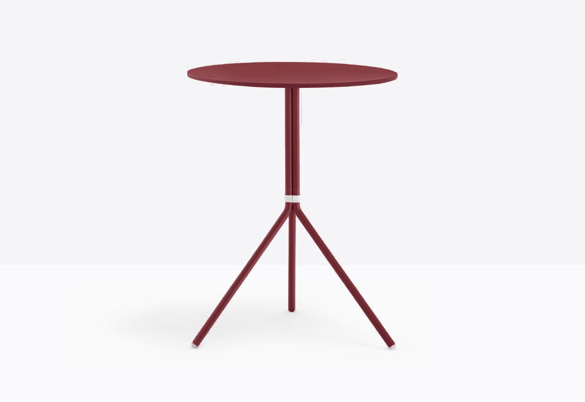 Piètement de table Nolita Pedrali 3 pieds — coloris Bordeaux RO300E