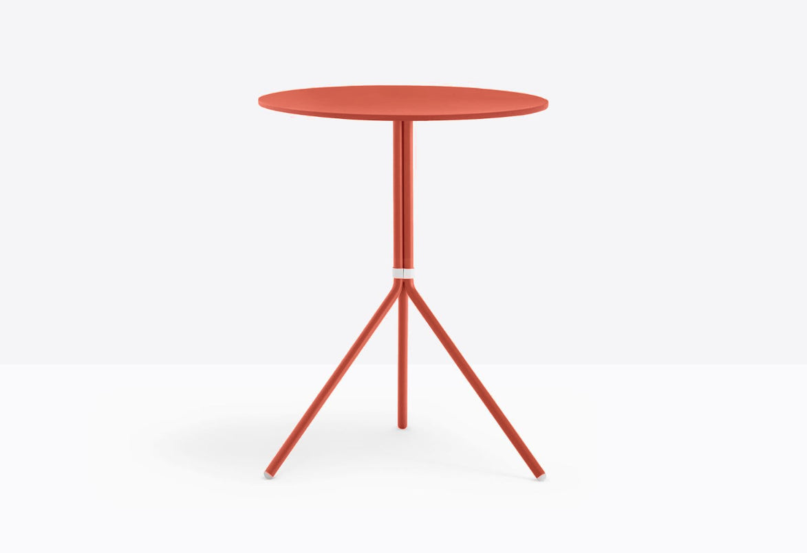 Piètement de table Nolita Pedrali 3 pieds — coloris Rouge RO400E