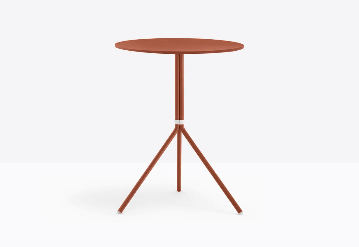 Piètement de table Nolita Pedrali 3 pieds — coloris Terracotta foncé TE200E