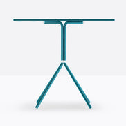 Piètement de table Nolita Pedrali 4 pieds — coloris Bleu pétrole BL500E