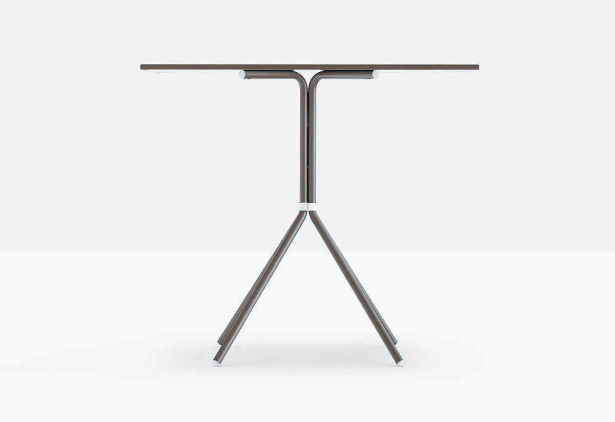 Piètement de table Nolita Pedrali 4 pieds — coloris Gris anthracite GAE