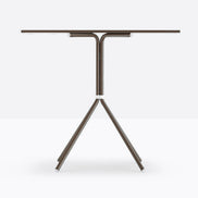 Piètement de table Nolita Pedrali 4 pieds — coloris Marron MGE