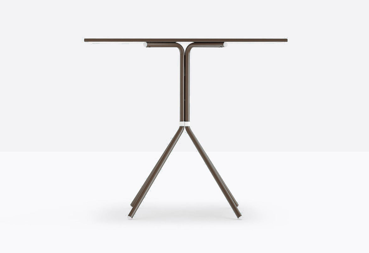 Piètement de table Nolita Pedrali 4 pieds — coloris Marron MGE