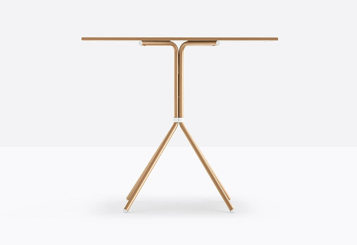 Piètement de table Nolita Pedrali 4 pieds — coloris Miel MI100E