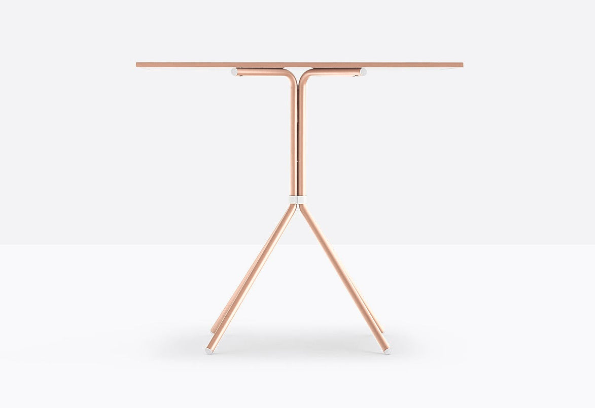 Piètement de table Nolita Pedrali 4 pieds — coloris Rose RA100E